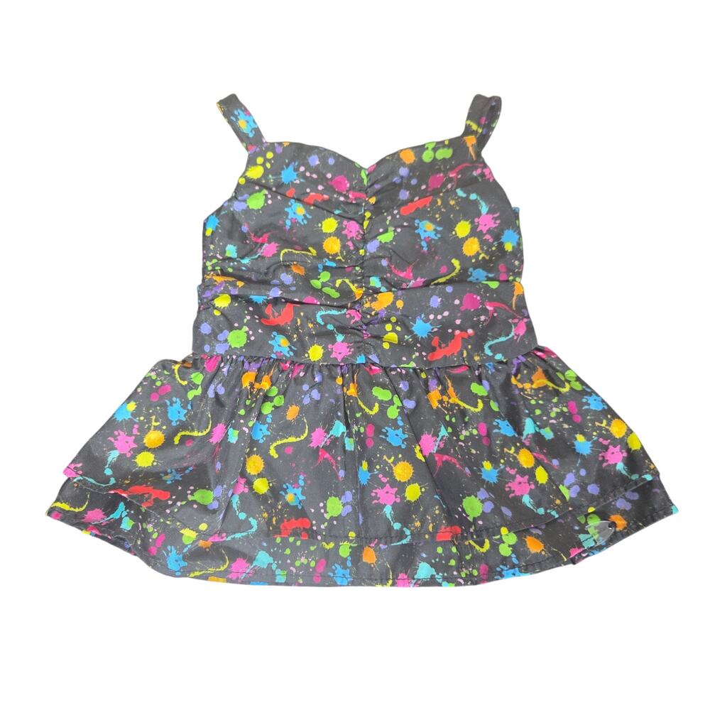 American Girl Courtney's Splatter Print Dress Retired Like New